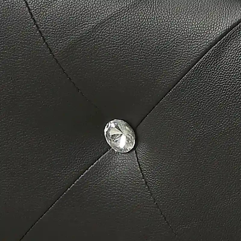 Banc de rangement capitonné