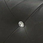 Banc de rangement capitonné