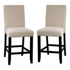 Ensemble de salle à manger 5 pièces en bois massif rustique Shap, hauteur comptoir, par Furniture of America