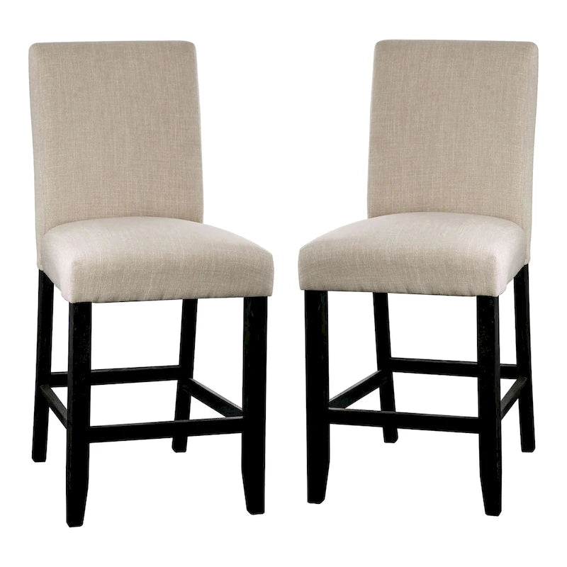 Ensemble de salle à manger 5 pièces en bois massif rustique Shap, hauteur comptoir, par Furniture of America