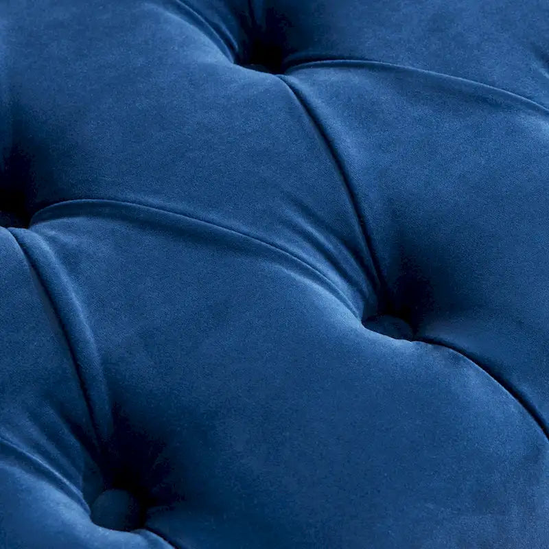 Banc de chambre en velours rose/beige/bleu/gris capitonné avec boutons 60,2.