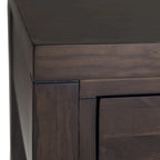 Bureau contemporain WYNDENHALL Fabian en bois massif de 152 cm de large