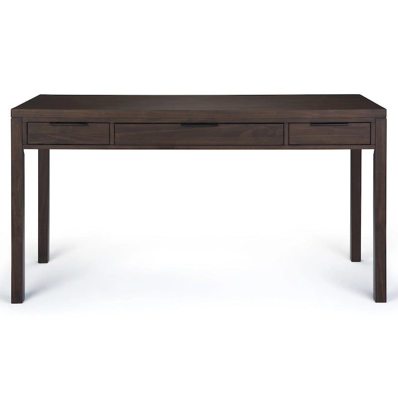 Bureau contemporain WYNDENHALL Fabian en bois massif de 152 cm de large