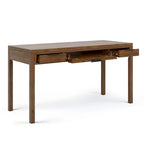 Bureau contemporain WYNDENHALL Fabian en bois massif de 152 cm de large