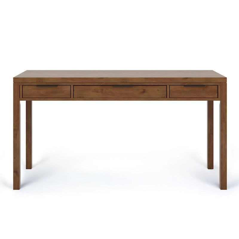 Bureau contemporain WYNDENHALL Fabian en bois massif de 152 cm de large