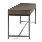 Bureau industriel en bois massif WYNDENHALL Devlin de 183 cm de large