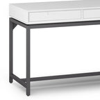 Bureau industriel en bois massif WYNDENHALL Devlin de 183 cm de large