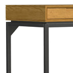 Bureau industriel en bois massif WYNDENHALL Devlin de 183 cm de large