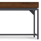 Bureau industriel en bois massif WYNDENHALL Devlin de 183 cm de large