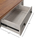 Bureau Oaklyn Antique à 1 tiroir avec station de recharge par iNSPIRE Q Classic