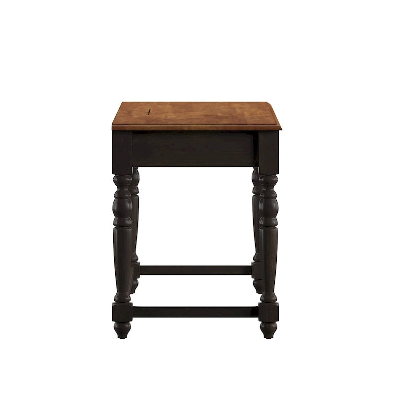 Bureau Oaklyn Antique à 1 tiroir avec station de recharge par iNSPIRE Q Classic