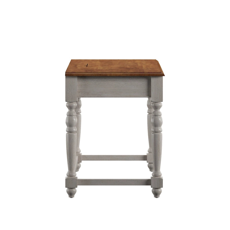 Bureau Oaklyn Antique à 1 tiroir avec station de recharge par iNSPIRE Q Classic