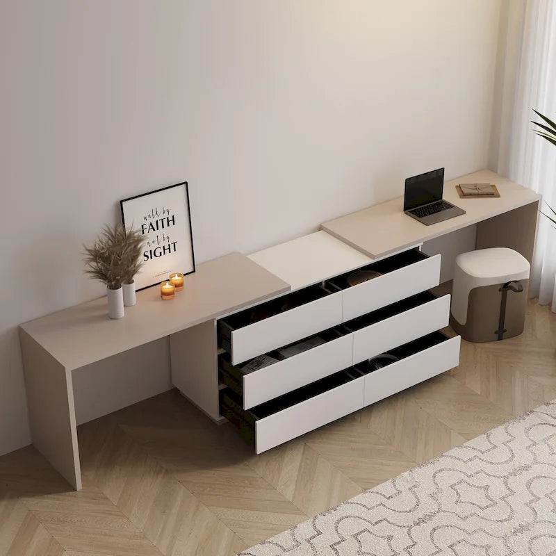 Commode extensible moderne de 144 pouces pour bureau à domicile