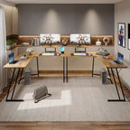 Bureau d'angle Homall en forme de L pour ordinateur, bureau d'écriture