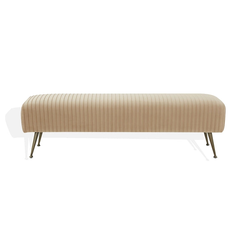Banc Jeanmarie Couture SAFAVIEH - 60 cm (L) x 21 cm (P) x 18 cm (H)