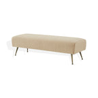 Banc Jeanmarie Couture SAFAVIEH - 60 cm (L) x 21 cm (P) x 18 cm (H)