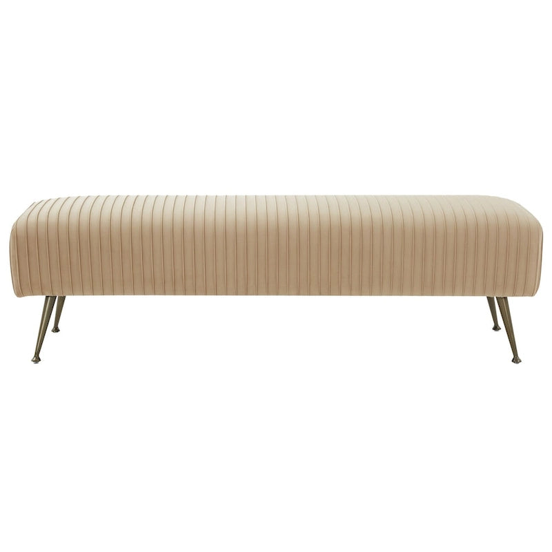 Banc Jeanmarie Couture SAFAVIEH - 60 cm (L) x 21 cm (P) x 18 cm (H)
