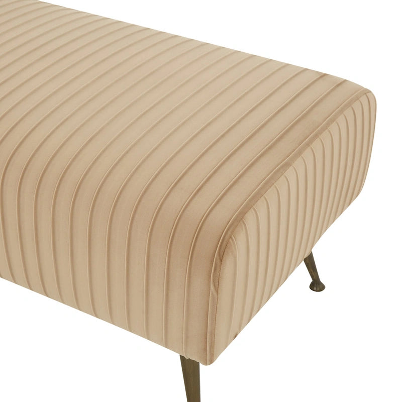 Banc Jeanmarie Couture SAFAVIEH - 60 cm (L) x 21 cm (P) x 18 cm (H)