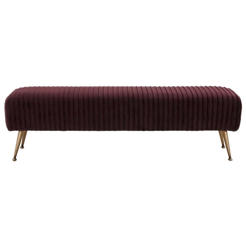 Banc Jeanmarie Couture SAFAVIEH - 60 cm (L) x 21 cm (P) x 18 cm (H)