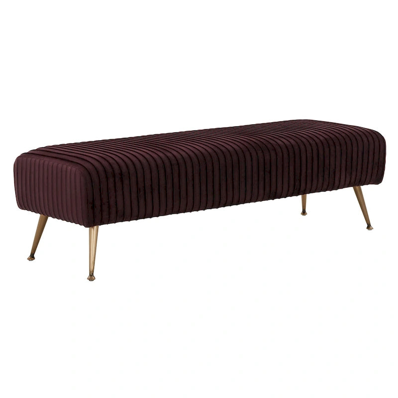 Banc Jeanmarie Couture SAFAVIEH - 60 cm (L) x 21 cm (P) x 18 cm (H)