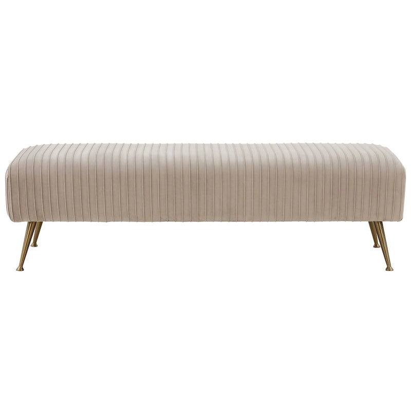 Banc Jeanmarie Couture SAFAVIEH - 60 cm (L) x 21 cm (P) x 18 cm (H)