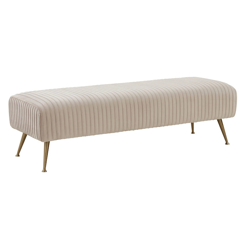 Banc Jeanmarie Couture SAFAVIEH - 60 cm (L) x 21 cm (P) x 18 cm (H)