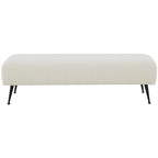 Banc Jeanmarie Couture SAFAVIEH - 60 cm (L) x 21 cm (P) x 18 cm (H)