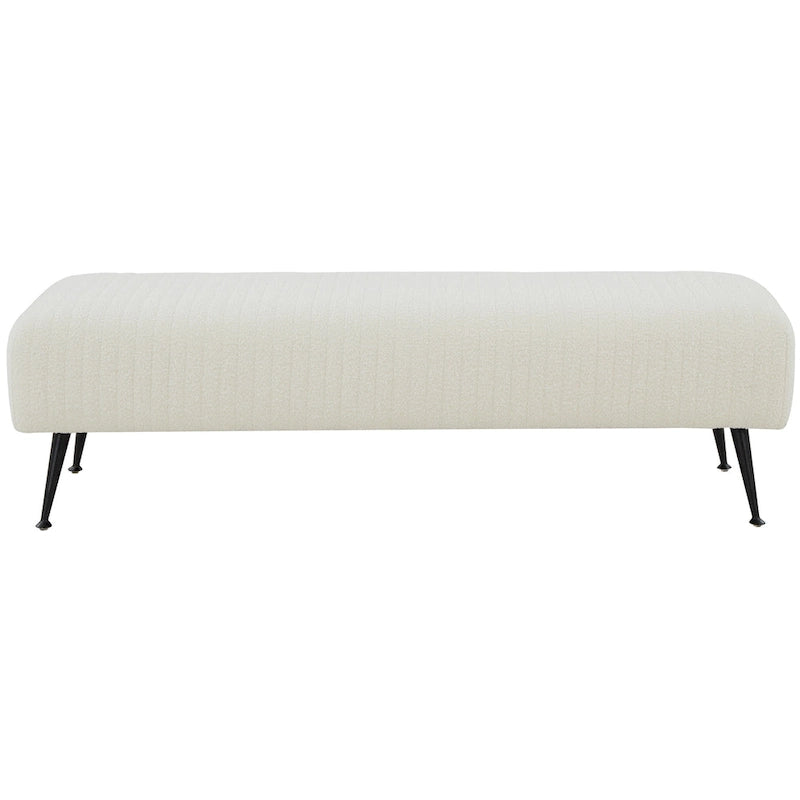 Banc Jeanmarie Couture SAFAVIEH - 60 cm (L) x 21 cm (P) x 18 cm (H)