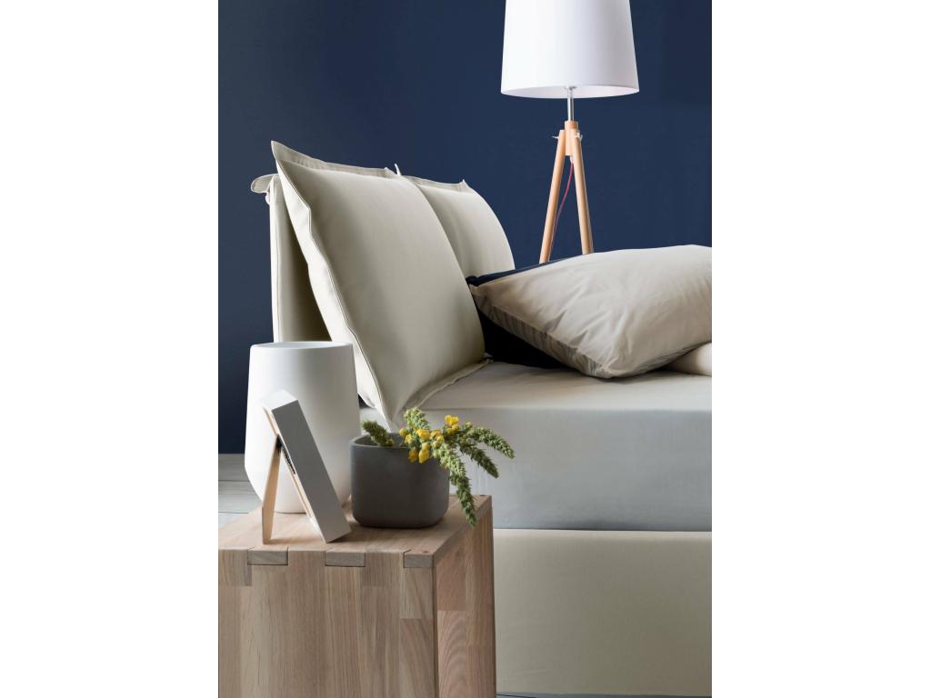 Matelas en tissu beige, 160 x 200 cm - dlz1766456985089