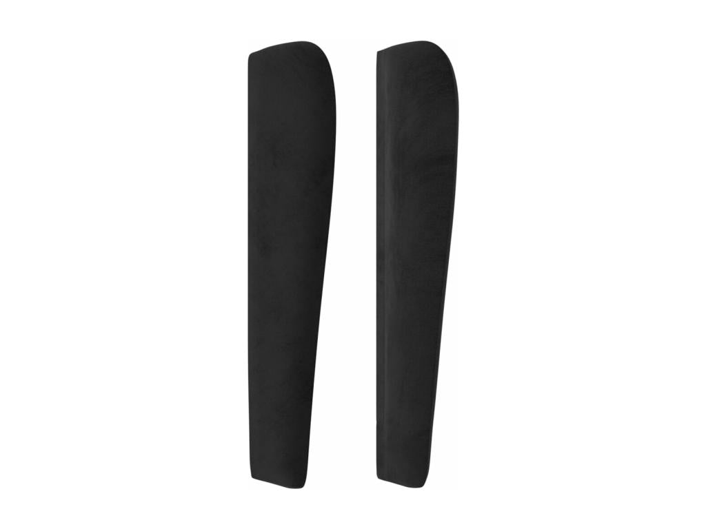 Meuble d'intérieur en velours noir, 93 x 23 x 118 cm