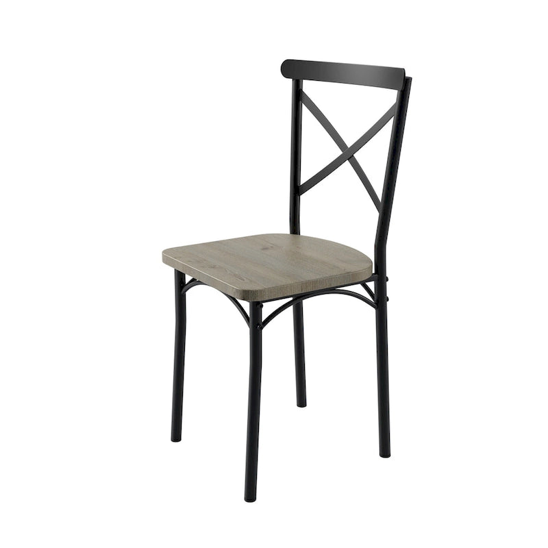 Ensemble de salle à manger 7 pièces - Ensemble de table et chaises de cuisine 7 pièces - Parfait pour la cuisine, le coin repas et le salon