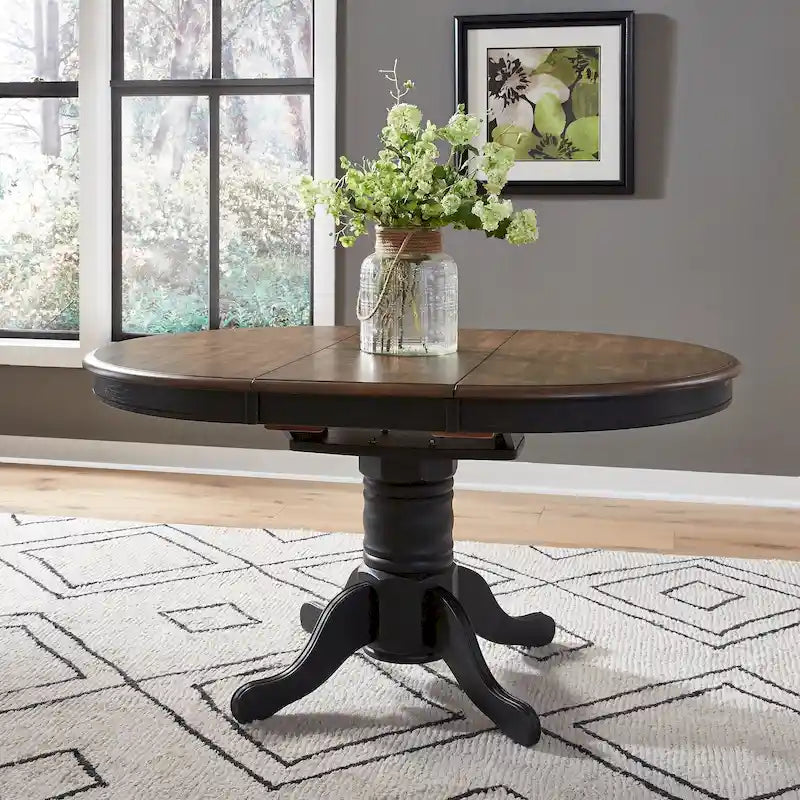 Ensemble de table sur pied Carolina Crossing Antique Honey Black