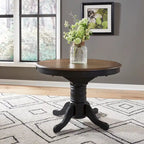 Ensemble de table sur pied Carolina Crossing Antique Honey Black