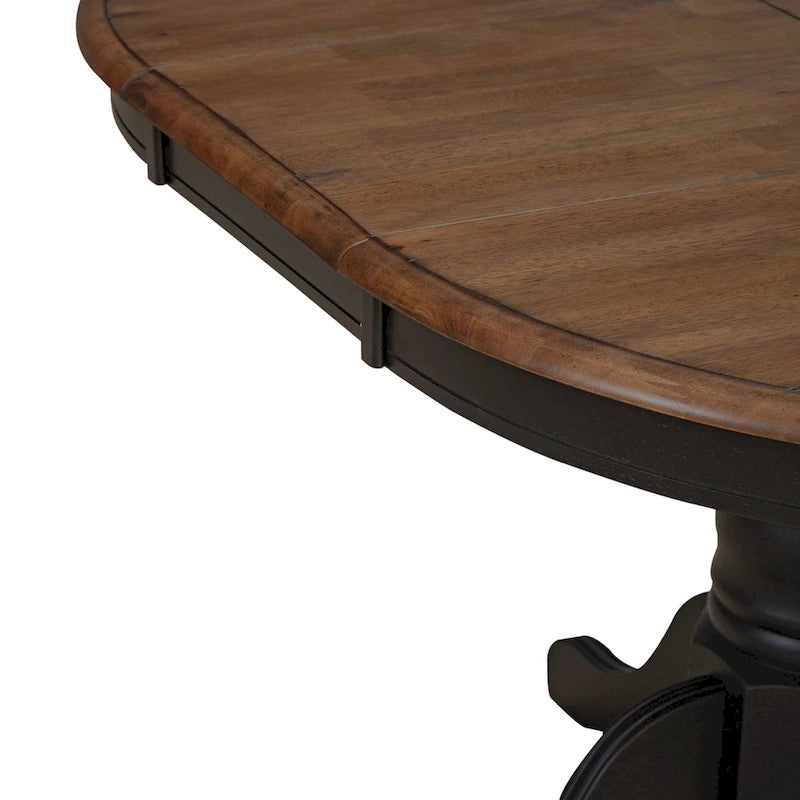 Ensemble de table sur pied Carolina Crossing Antique Honey Black