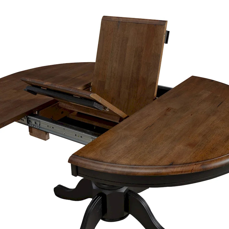 Ensemble de table sur pied Carolina Crossing Antique Honey Black