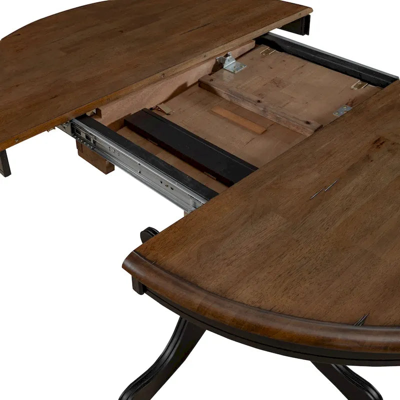 Ensemble de table sur pied Carolina Crossing Antique Honey Black