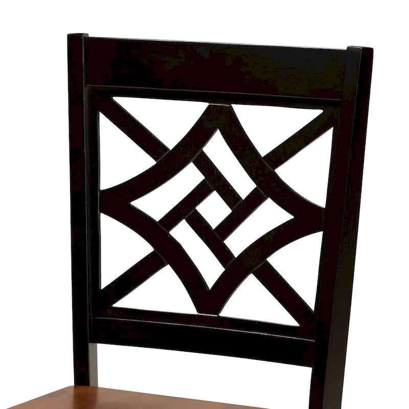 Ensemble de salle à manger Nicolette moderne et contemporain de style transitionnel, 5 pièces