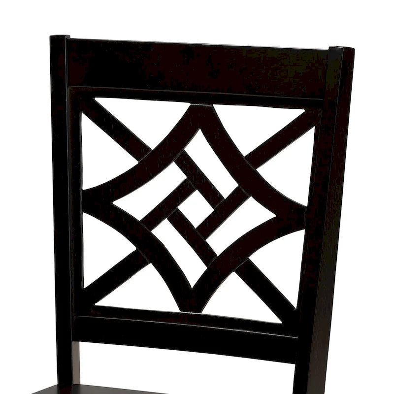 Ensemble de salle à manger Nicolette moderne et contemporain de style transitionnel, 5 pièces