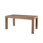 Aiden Fixed Top Wood Dining Table in Weathered Natural - N/A - N/A