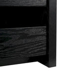 SAFAVIEH Banc de rangement pour chaussures Roseanna Chêne / Beige - 34 L x 18 P x 21 H - 34 L x 18 P x 21 H