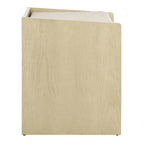 SAFAVIEH Banc de rangement pour chaussures Roseanna Chêne / Beige - 34 L x 18 P x 21 H - 34 L x 18 P x 21 H