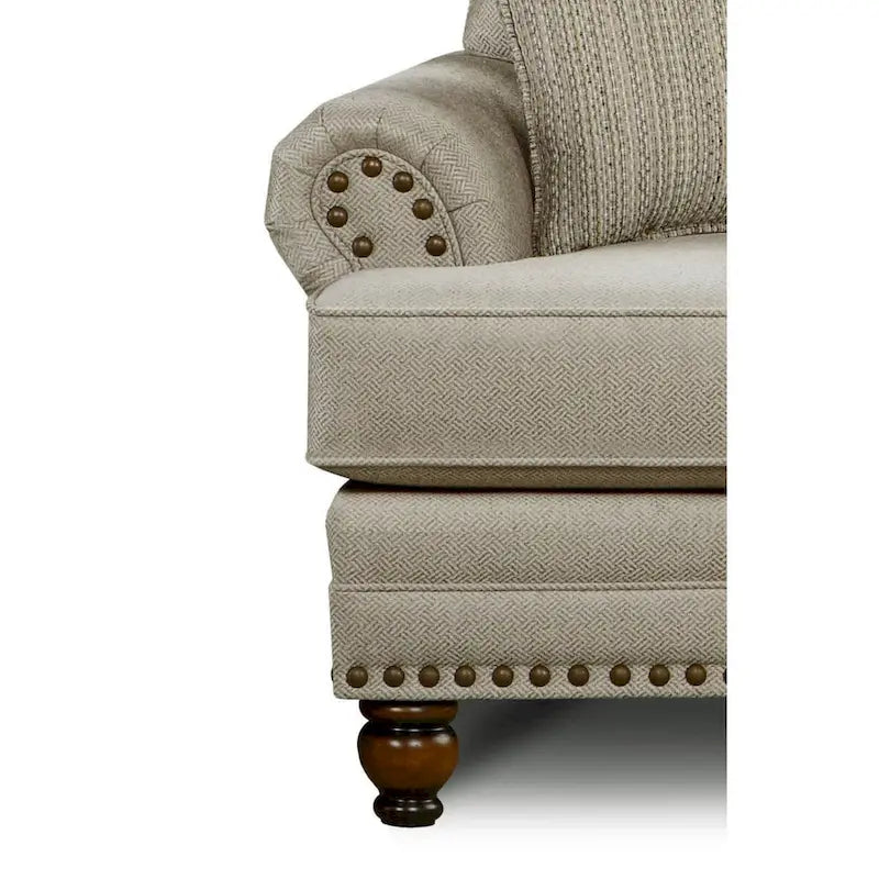 Canapé stationnaire à tête de clou Carys Doe