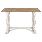 Table console Kate et Laurel Wyldwood en bois massif de style campagnard français
