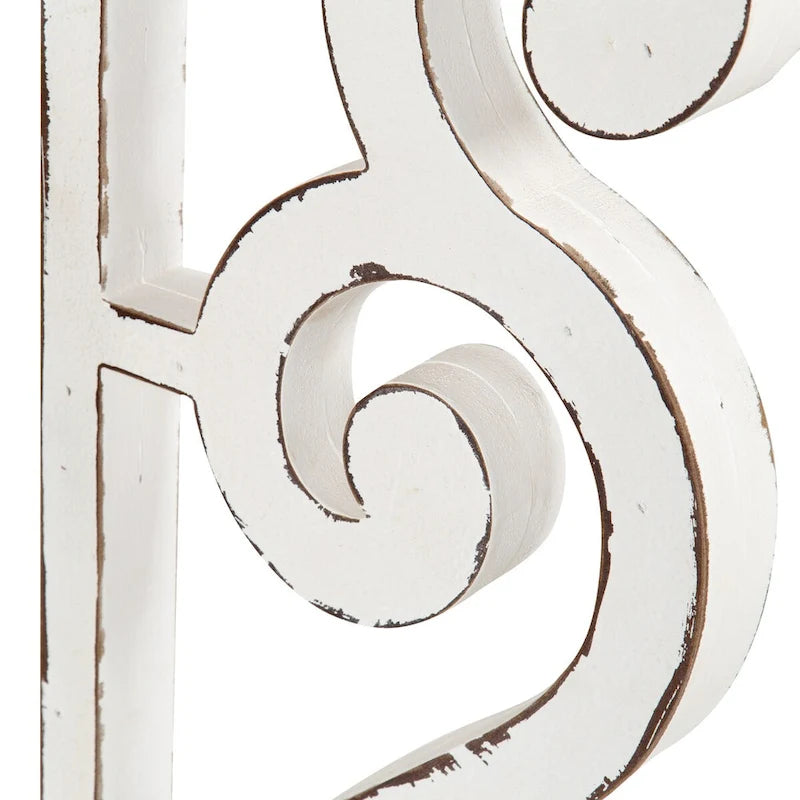 Table console Kate et Laurel Wyldwood en bois massif de style campagnard français