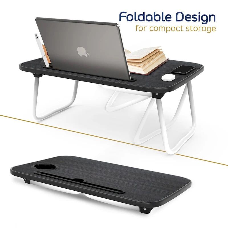 Tablette de lit réglable pour ordinateur portable Nestl - Support portable avec pieds pliables - Support gain de place