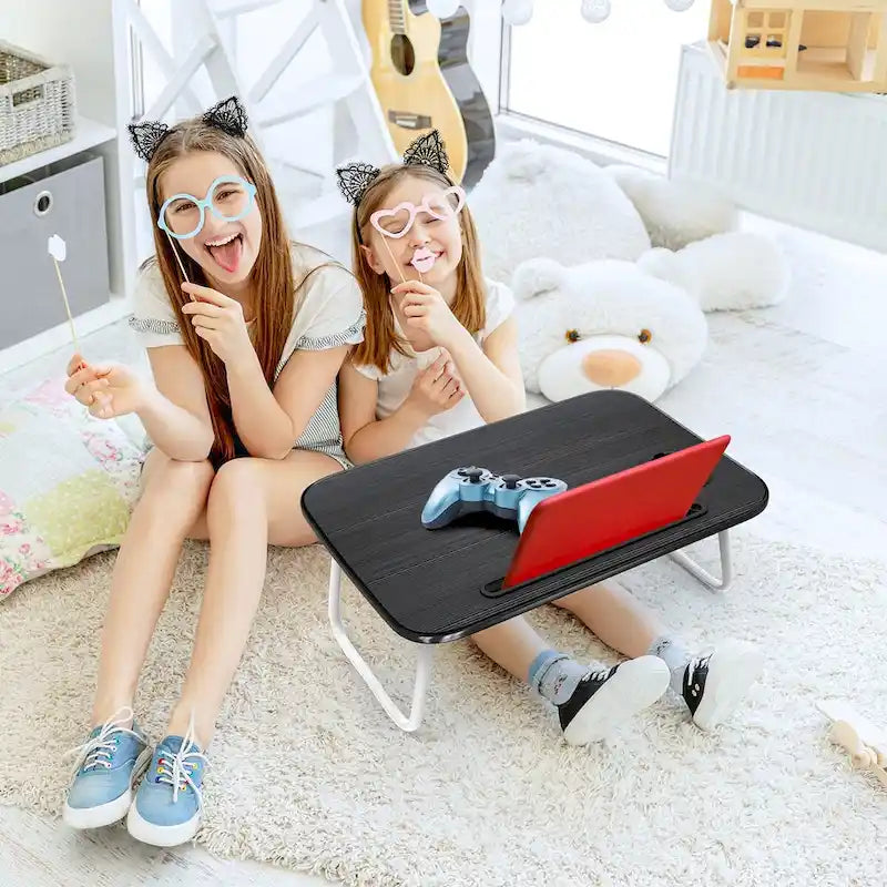 Tablette de lit réglable pour ordinateur portable Nestl - Support portable avec pieds pliables - Support gain de place