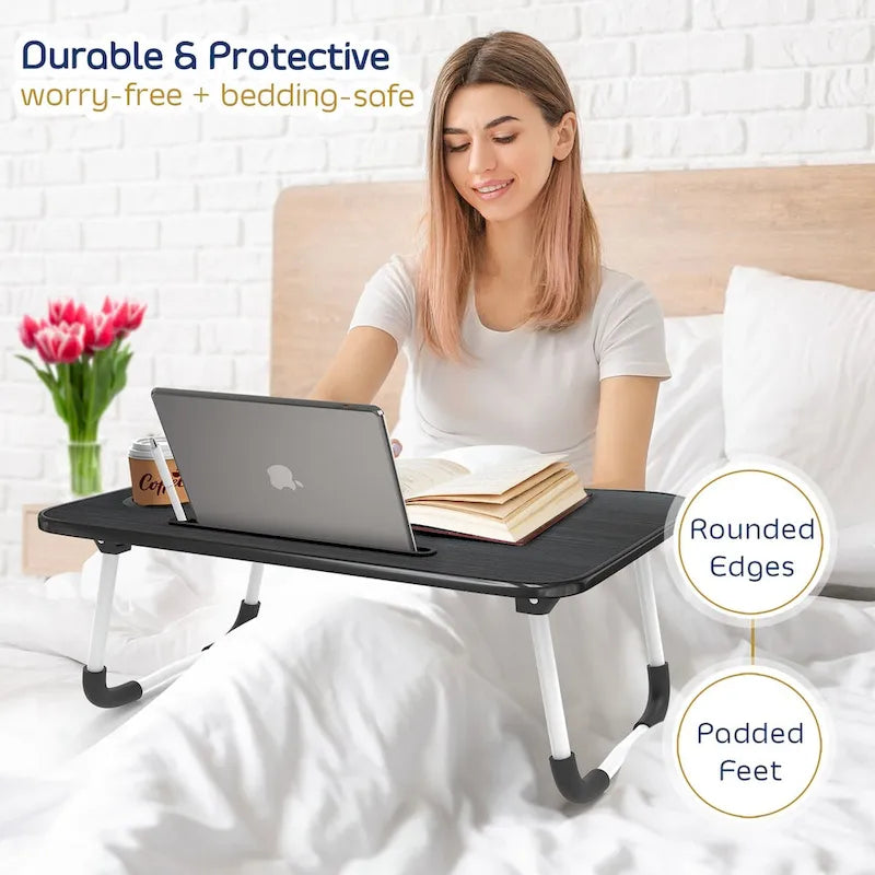 Tablette de lit réglable pour ordinateur portable Nestl - Support portable avec pieds pliables - Support gain de place