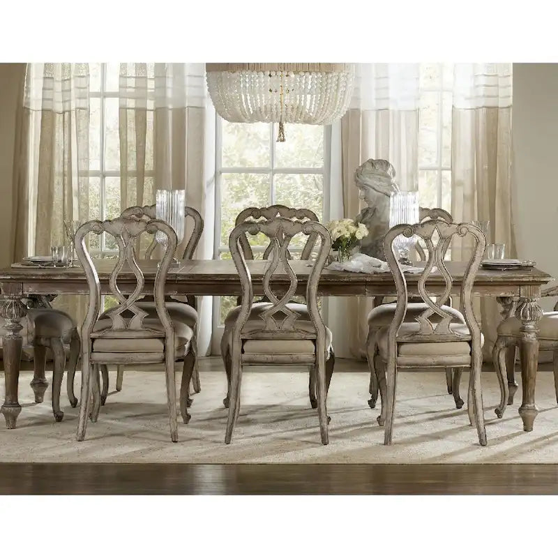 Hooker Furniture Chatelet 72 to 108 Inch Antique Farmhouse Dining