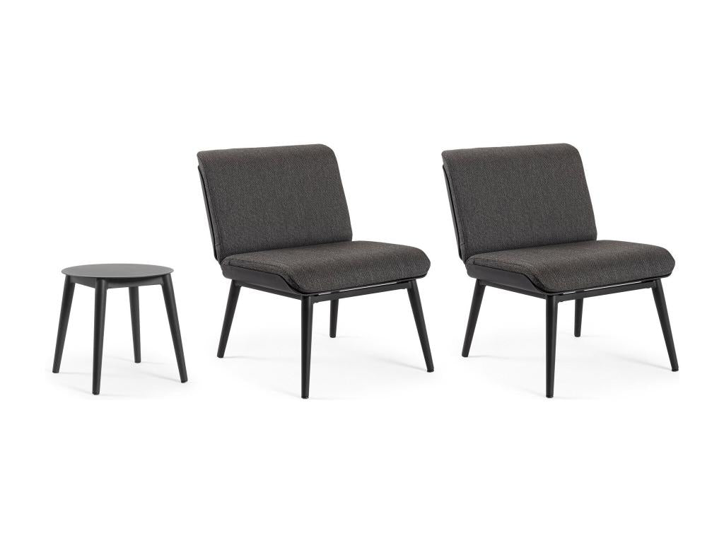 Ensemble de mobilier d'extérieur blanc