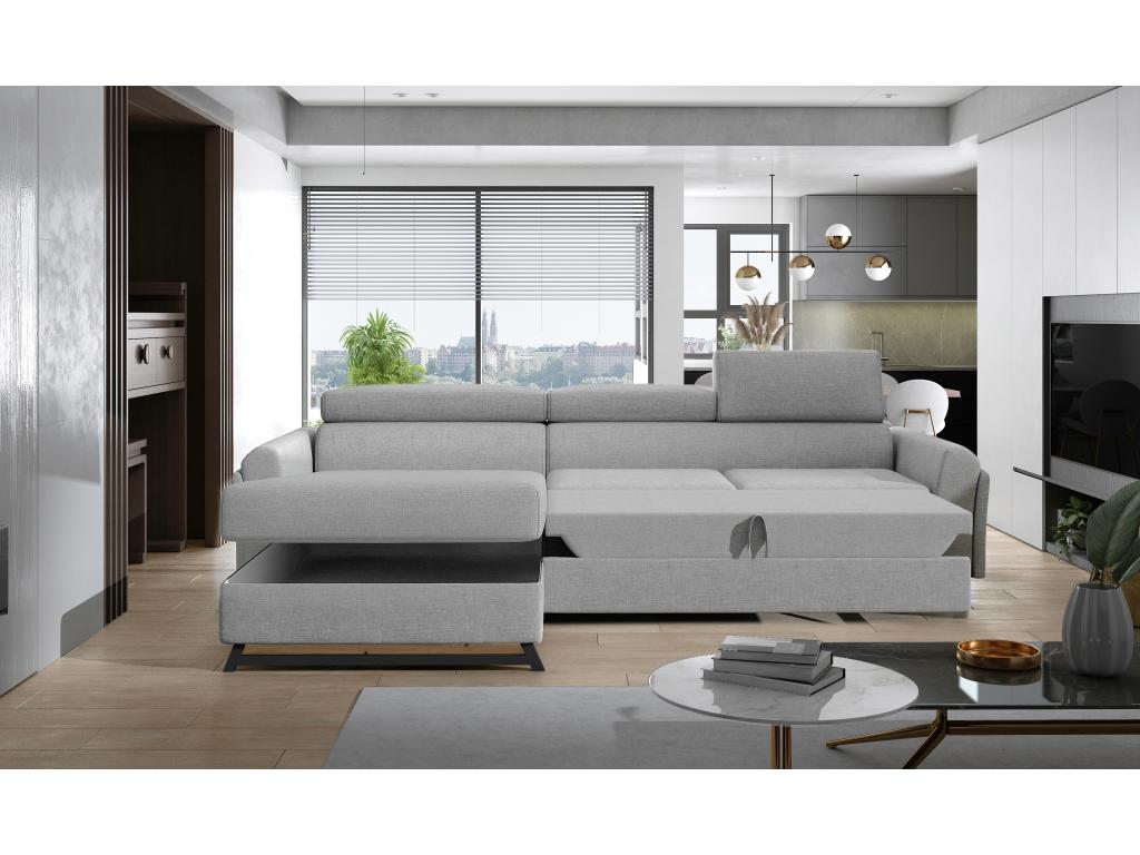 Canapé-lit en velours vert